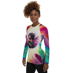 Harmonic Dolphin Dance Women's Rash Guard