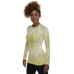 Microfiber Mastery Texture Women's Rash Guard