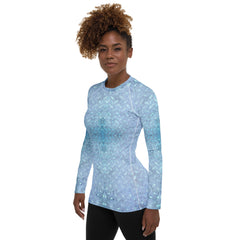 Diamond Dash Texture Women's Rash Guard