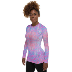 Cashmere Cruise Texture Women's Rash Guard