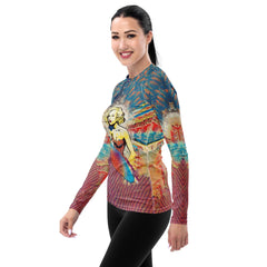 Elegant Surfing 1 26 Rash Guard for Women, blending high performance with modern surf design.