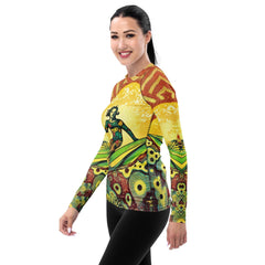 Durable Surfing 1 14 Women's Rash Guard, blending fashion with functional sun safety.