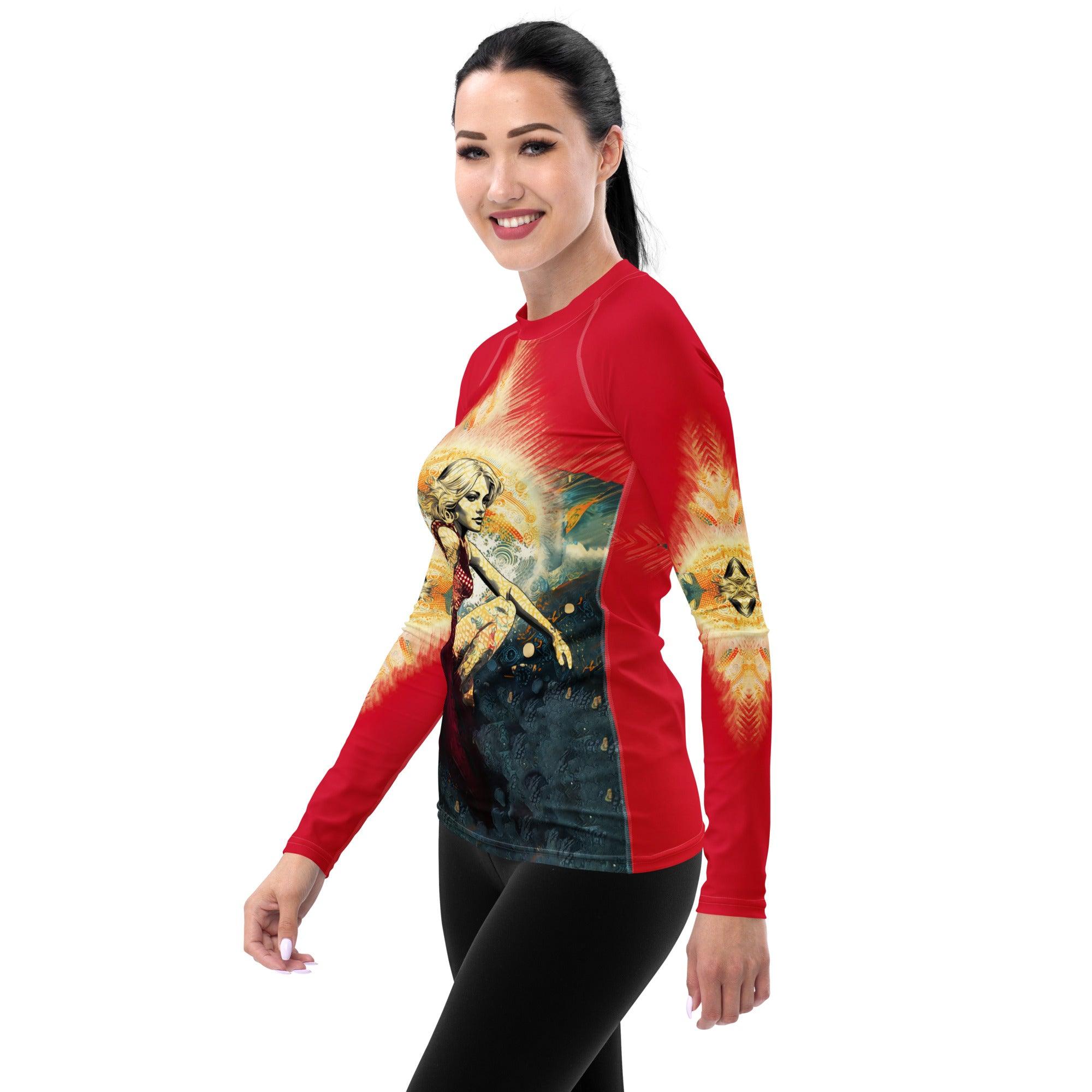 Beachside Adventure Rash Guard For Women - Beyond T-shirts