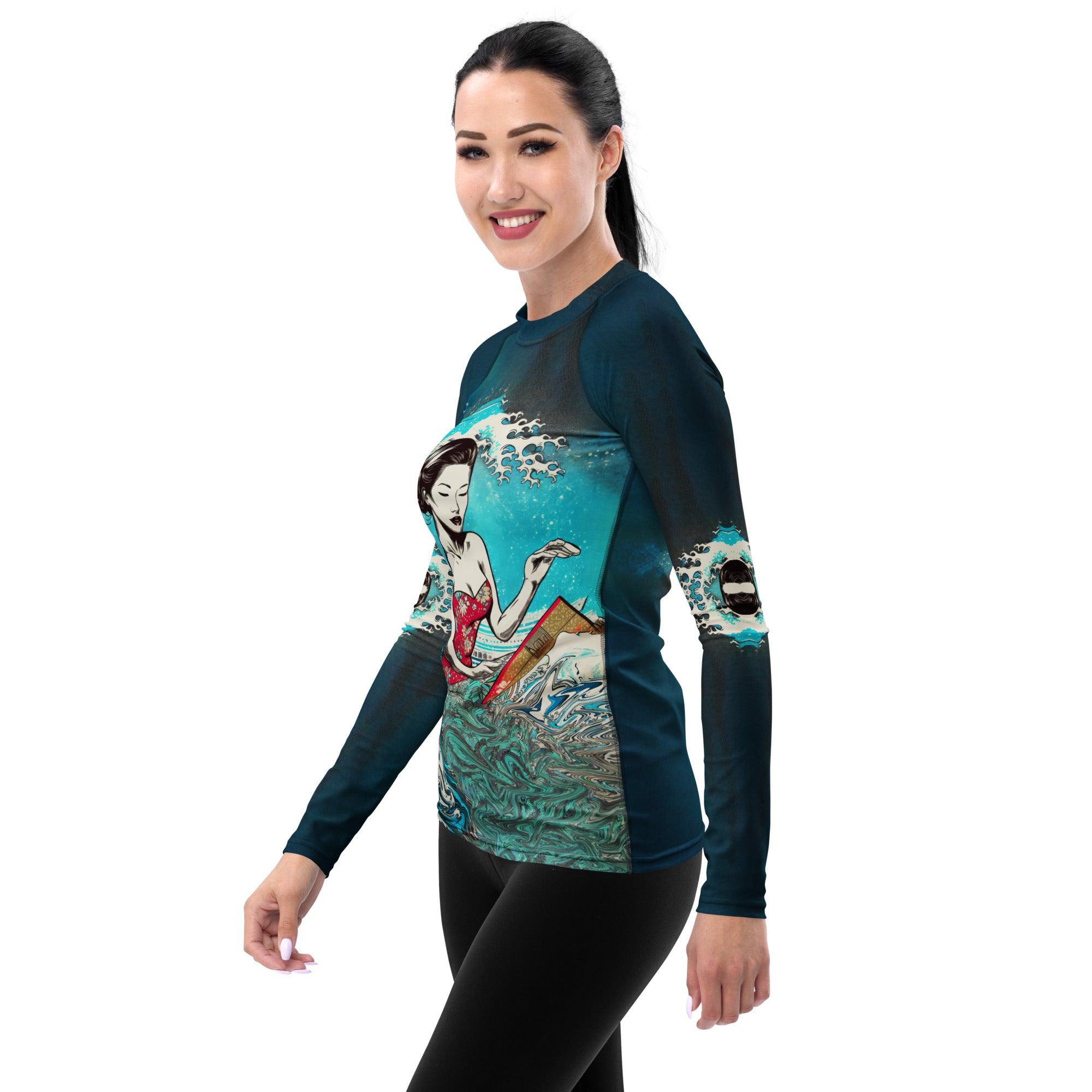 Coastal Breeze Vibes Rash Guard - Beyond T-shirts