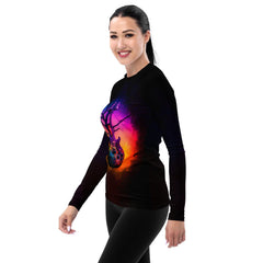 Music Muse Women's Rash Guard - Unleash Your Sonic Style - Beyond T-shirts