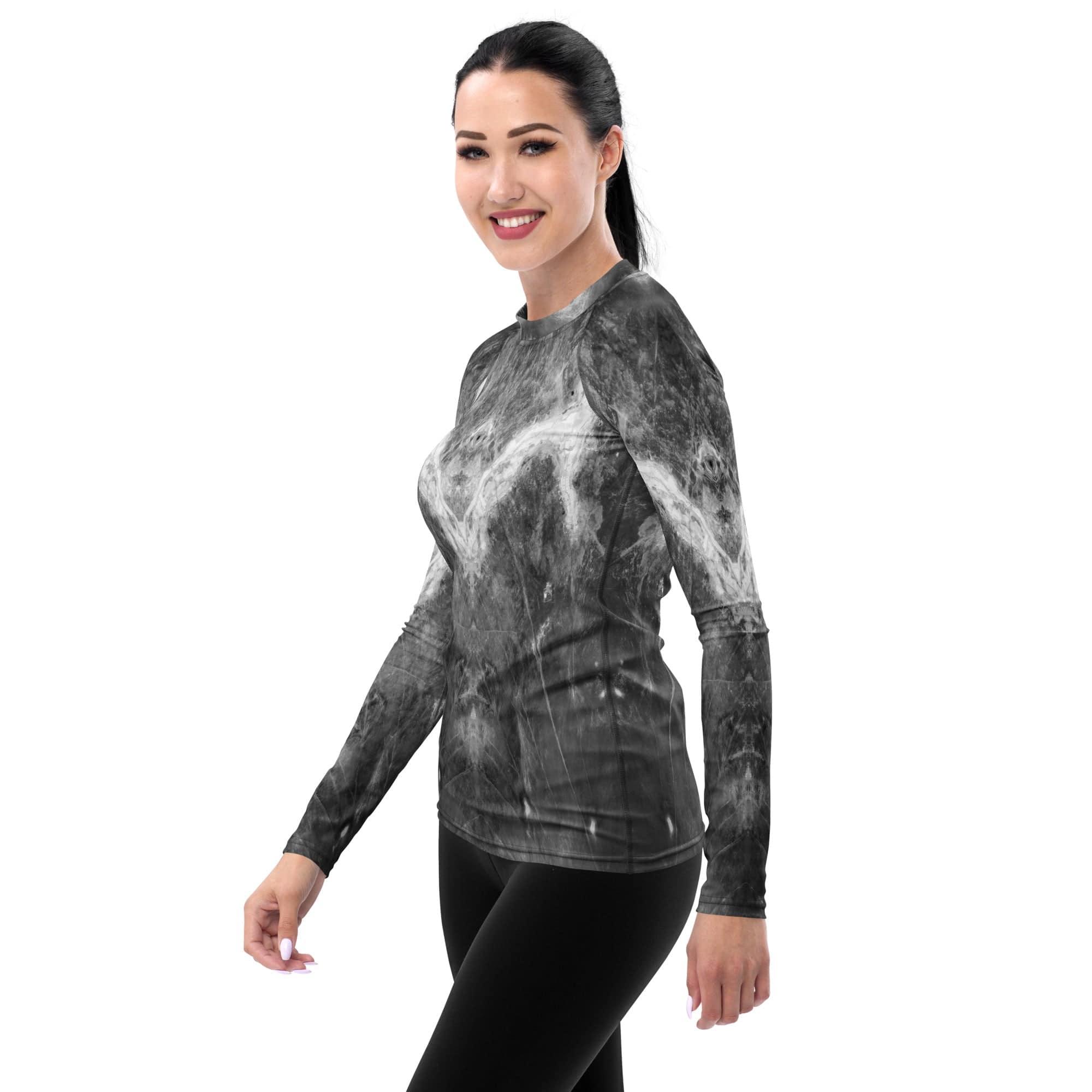 Autumn Glow Women's All-Over Print Rash Guard - Beyond T-shirts