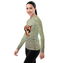 Jazz & Blues Serenade Women's All-Over Print Rash Guard - Beyond T-shirts