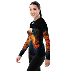 Groovy Beats Women's Music Rash Guard - Beyond T-shirts