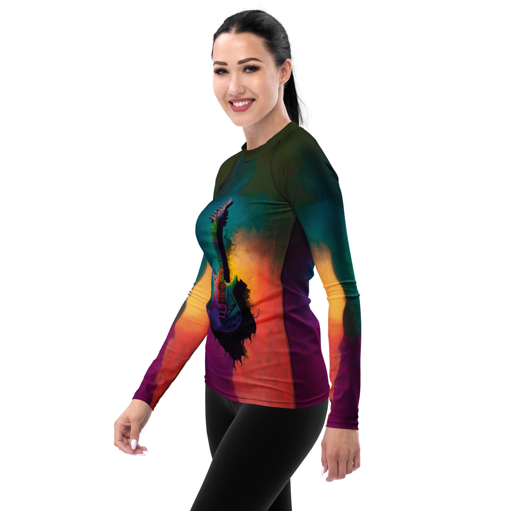 Jazz Up Your Beach Look with our Music-Inspired Rash Guard - Beyond T-shirts