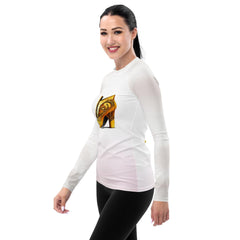 Cosmos Fusion Futuristic Shoes Women's Rash Guard - Beyond T-shirts