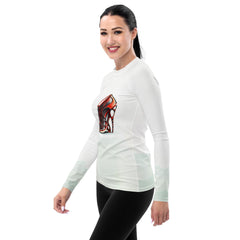 Quantum Luminance Futuristic Shoes Women's Rash Guard - Beyond T-shirts