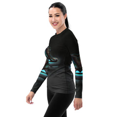 TechnoTrail Futuristic Shoes Women's Rash Guard - Beyond T-shirts