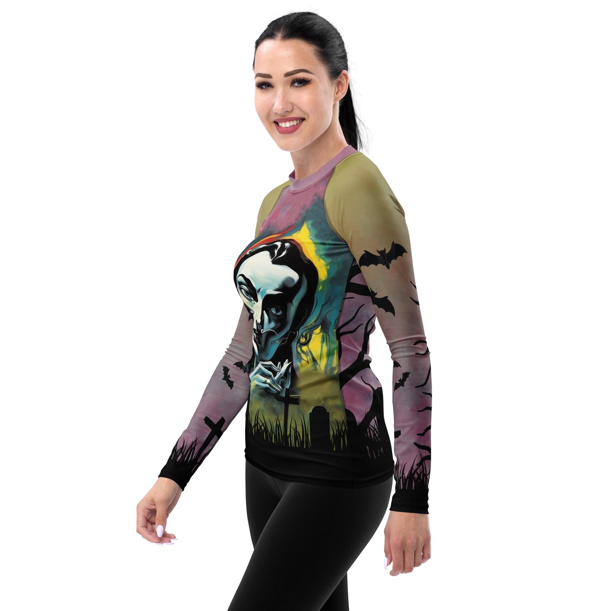 Zombie Apocalypse Halloween Women's Rash Guard - Beyond T-shirts