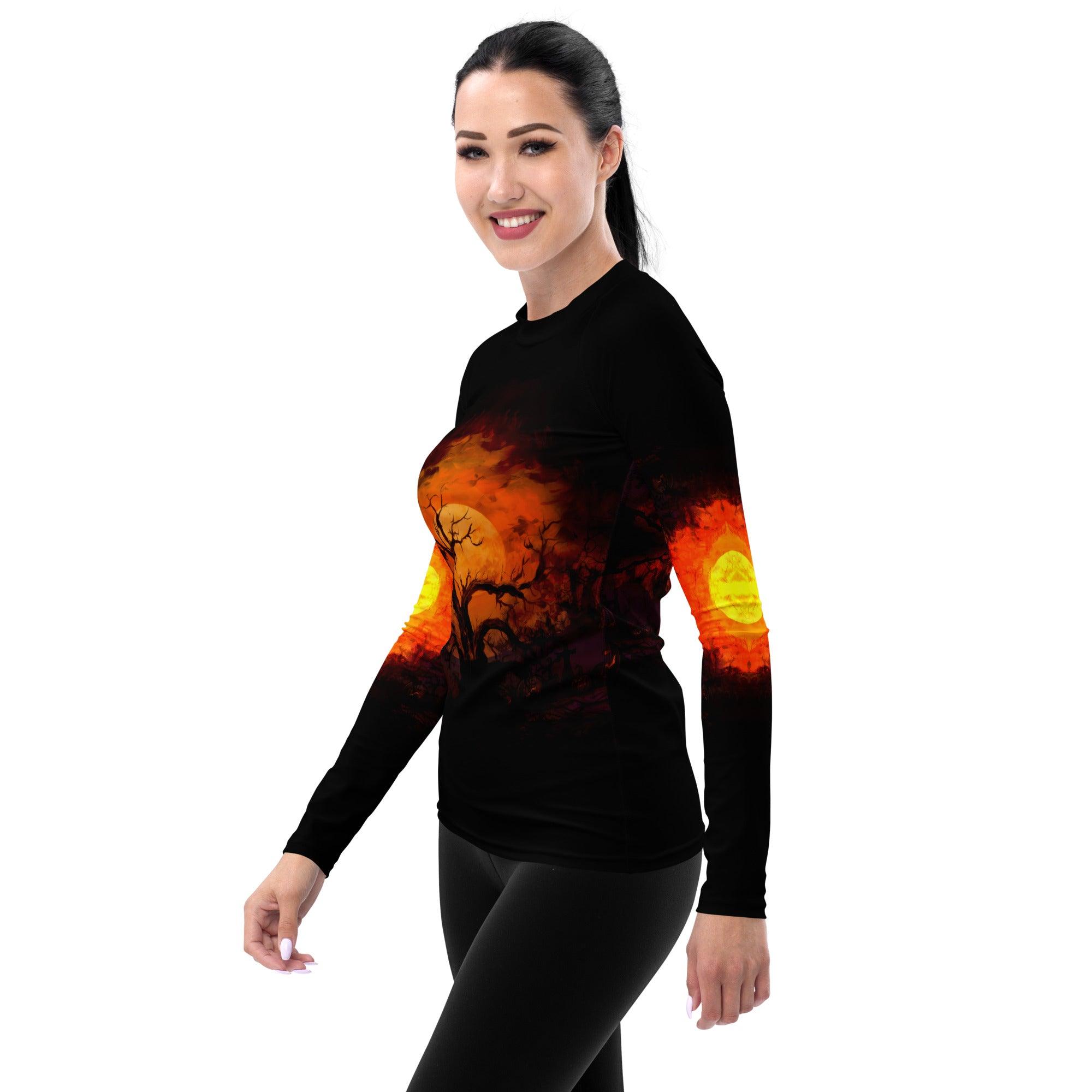 Wicked Witch Halloween Women's Rash Guard - Beyond T-shirts