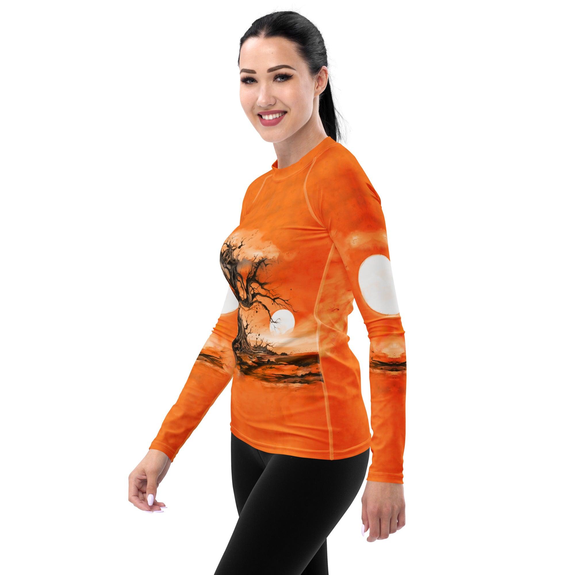 Frightfully Fun Halloween Women's Rash Guard - Beyond T-shirts