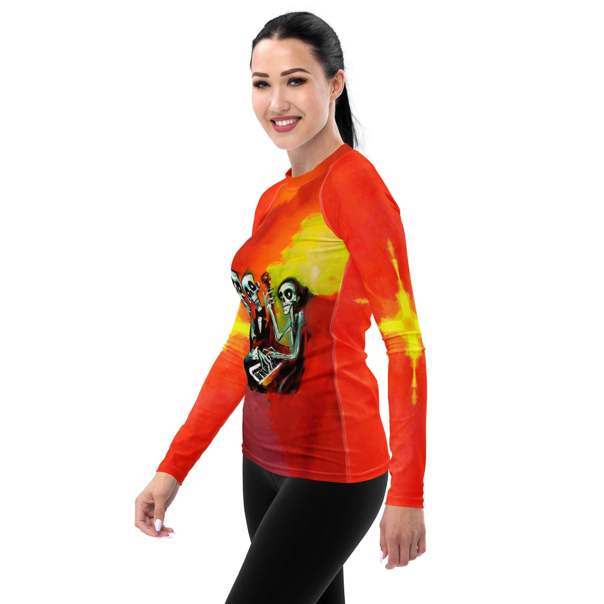 Trick-or-Treat Halloween Women's Rash Guard - Beyond T-shirts