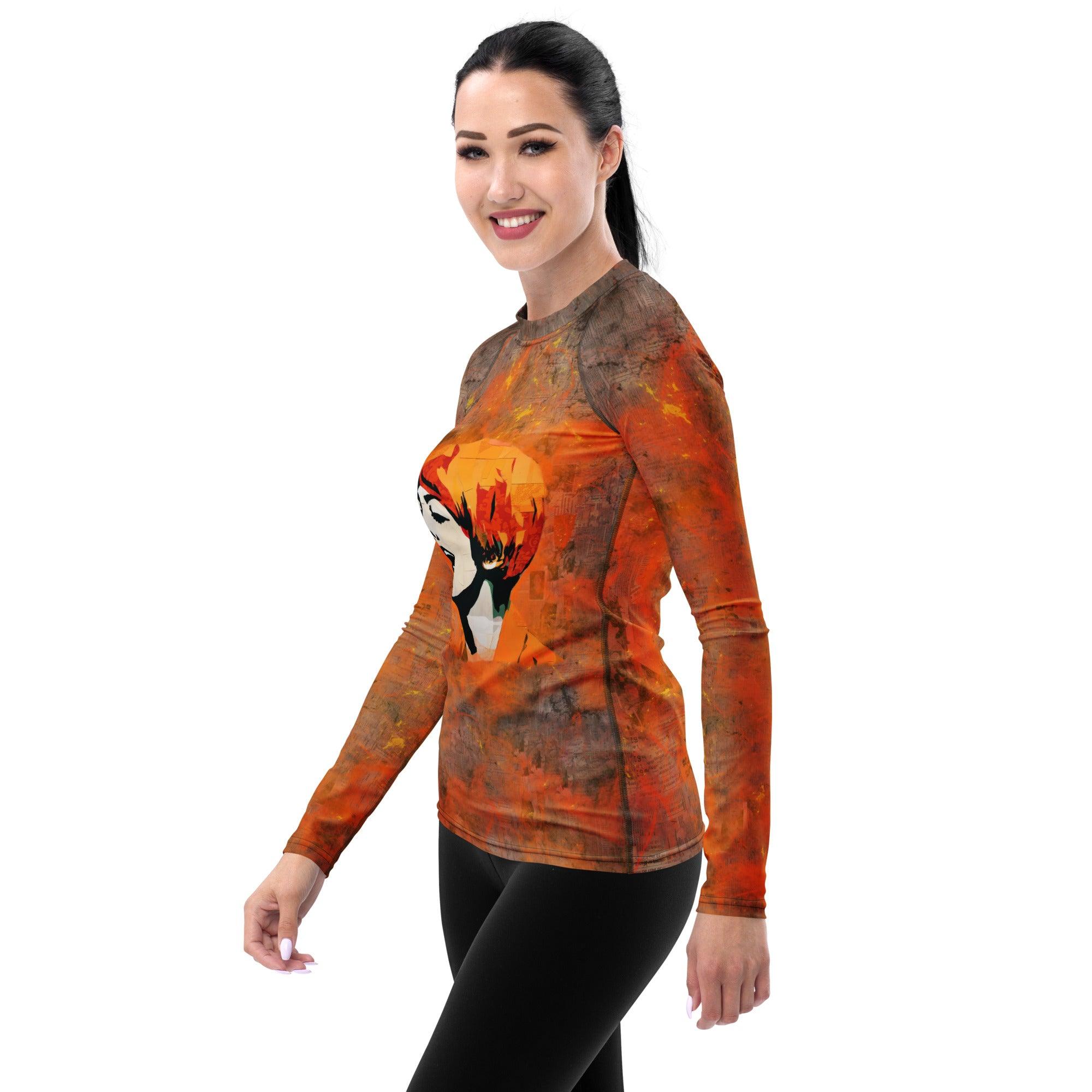 Rock 'n' Roll Icons Women's All-Over Print Rash Guards - Beyond T-shirts