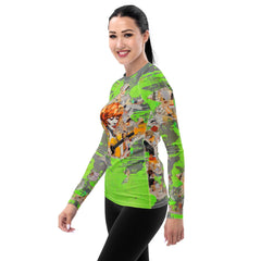 Music And Nature Symphony Women's All-Over Print Rash Guards - Beyond T-shirts