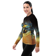 Haunted Castle Women's Rash Guard - Beyond T-shirts