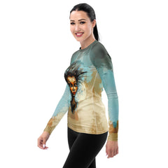 Ghostly Graveyard Women's Rash Guard - Beyond T-shirts