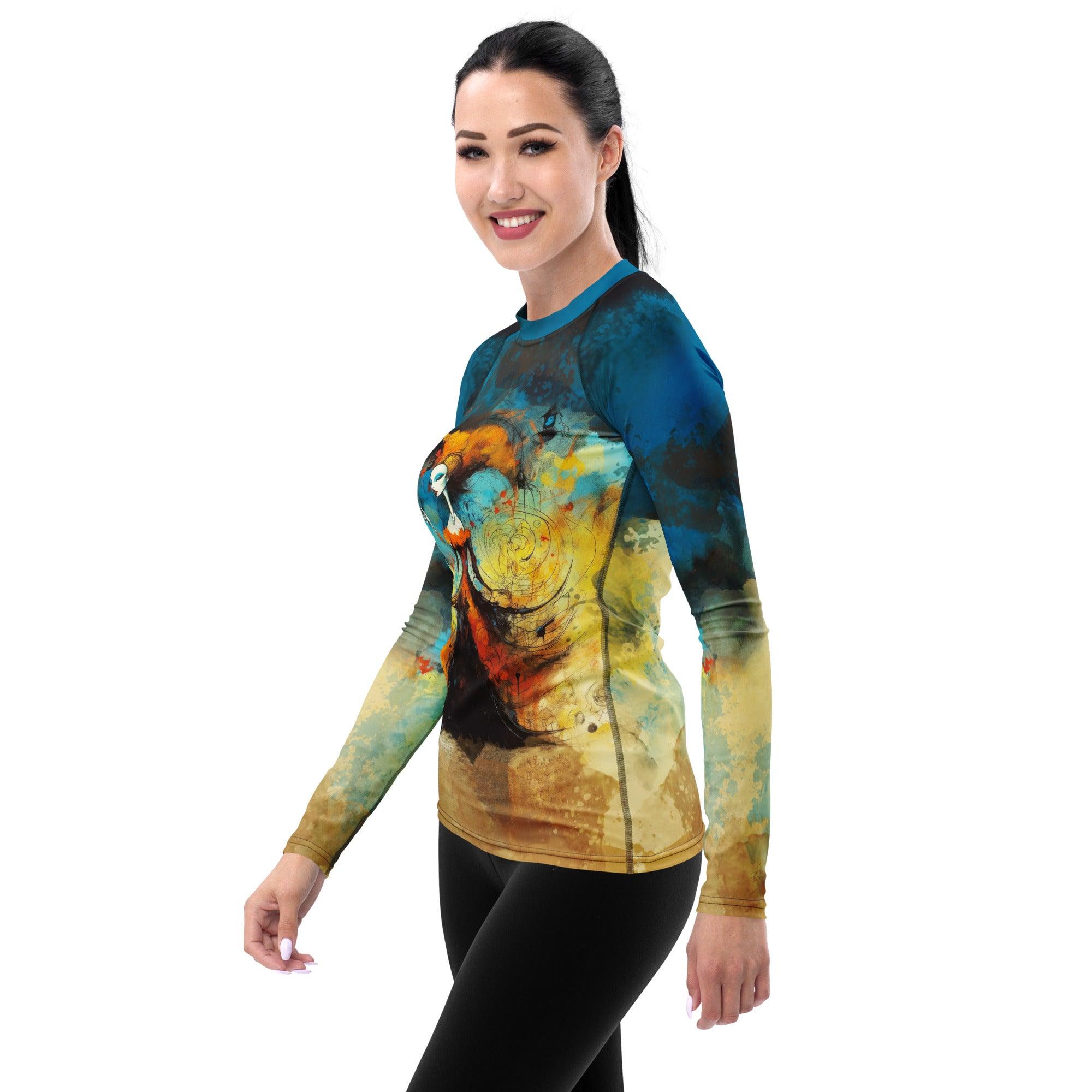 Fangs And Bats Halloween Rash Guard - Beyond T-shirts