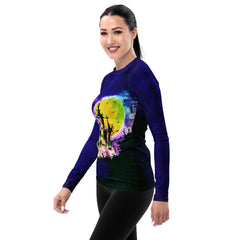 Spooky Night Halloween Women's Rash Guard - Beyond T-shirts