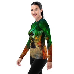 Frankenstein's Fun Halloween Women's Rash Guard - Beyond T-shirts