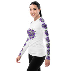 Mystical Mandala Women's Rash Guard - Beyond T-shirts