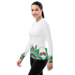 Bohemian Mandala Women's Rash Guard - Beyond T-shirts