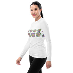 Zen Lotus Mandala Women's Rash Guard - Beyond T-shirts