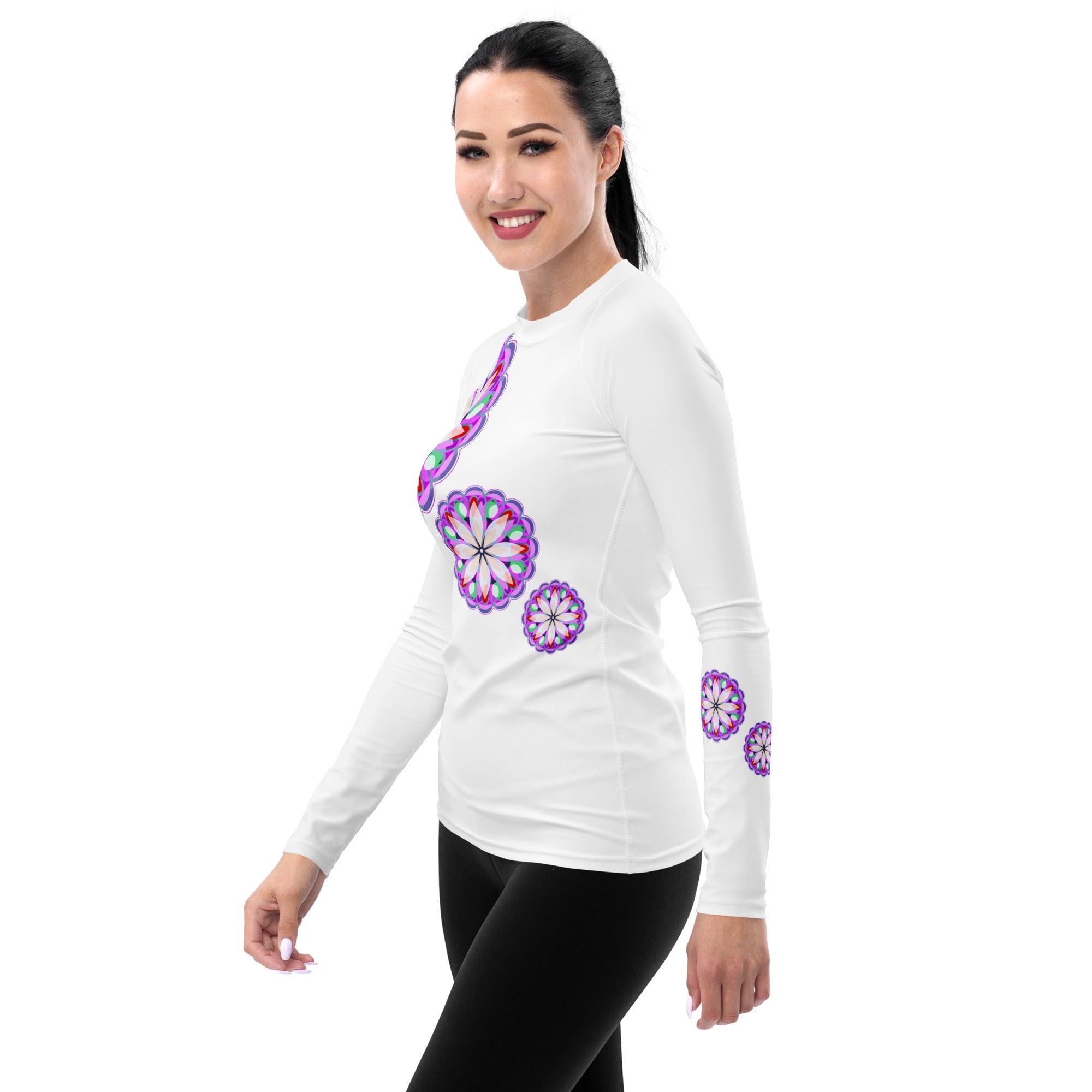 Native Mandala Women's Rash Guard - Beyond T-shirts