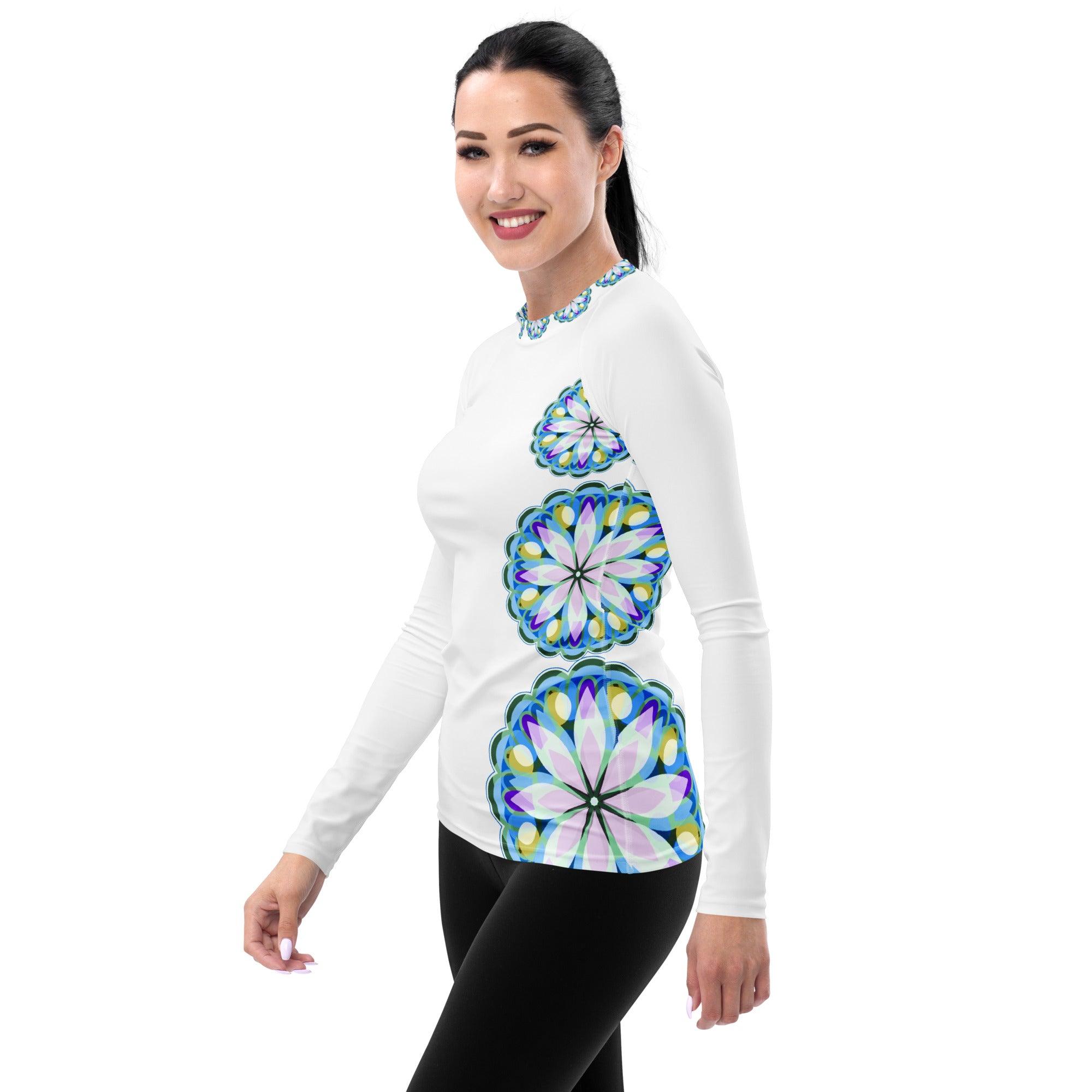 Mandala Dreamcatcher Women's Rash Guard - Beyond T-shirts