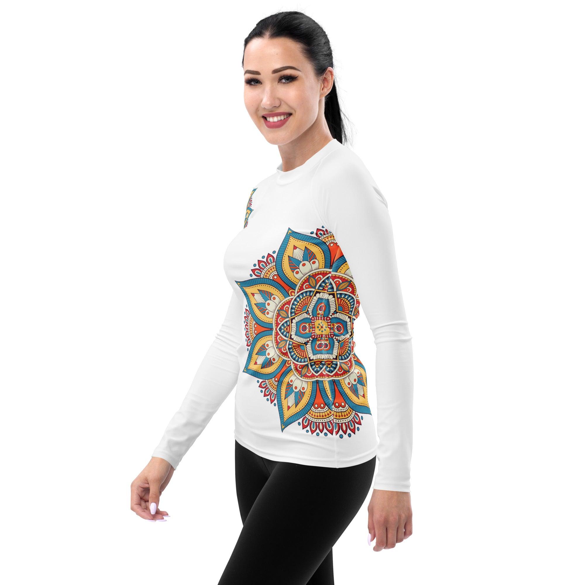 Sacred Mandala Women's Rash Guard - Beyond T-shirts