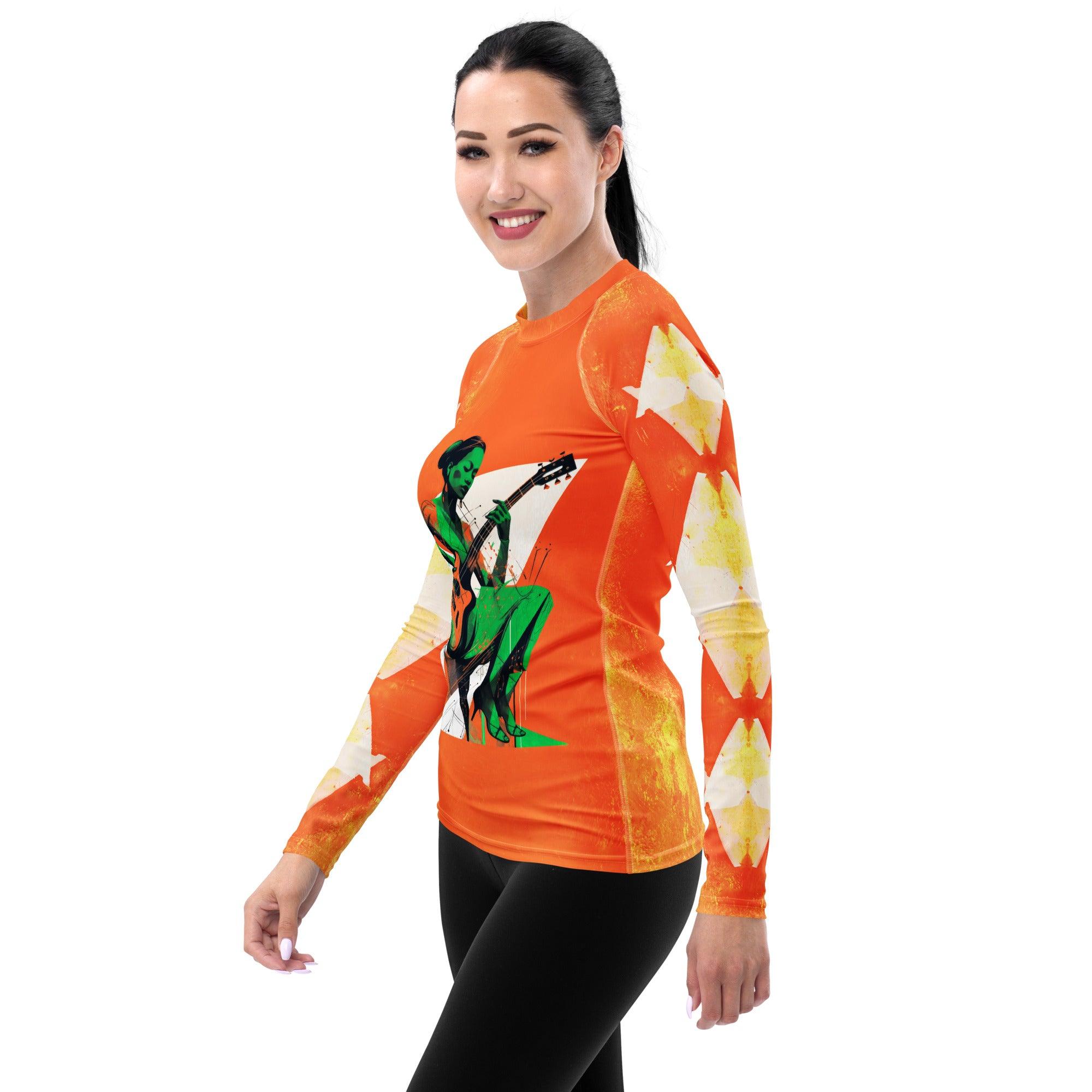 Reggae Rhythms All-Over Print Women's Rash Guard - Beyond T-shirts