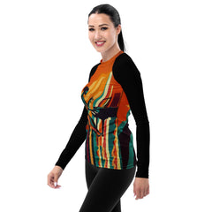 Orchestra Opulence All-Over Print Women's Rash Guard - Beyond T-shirts