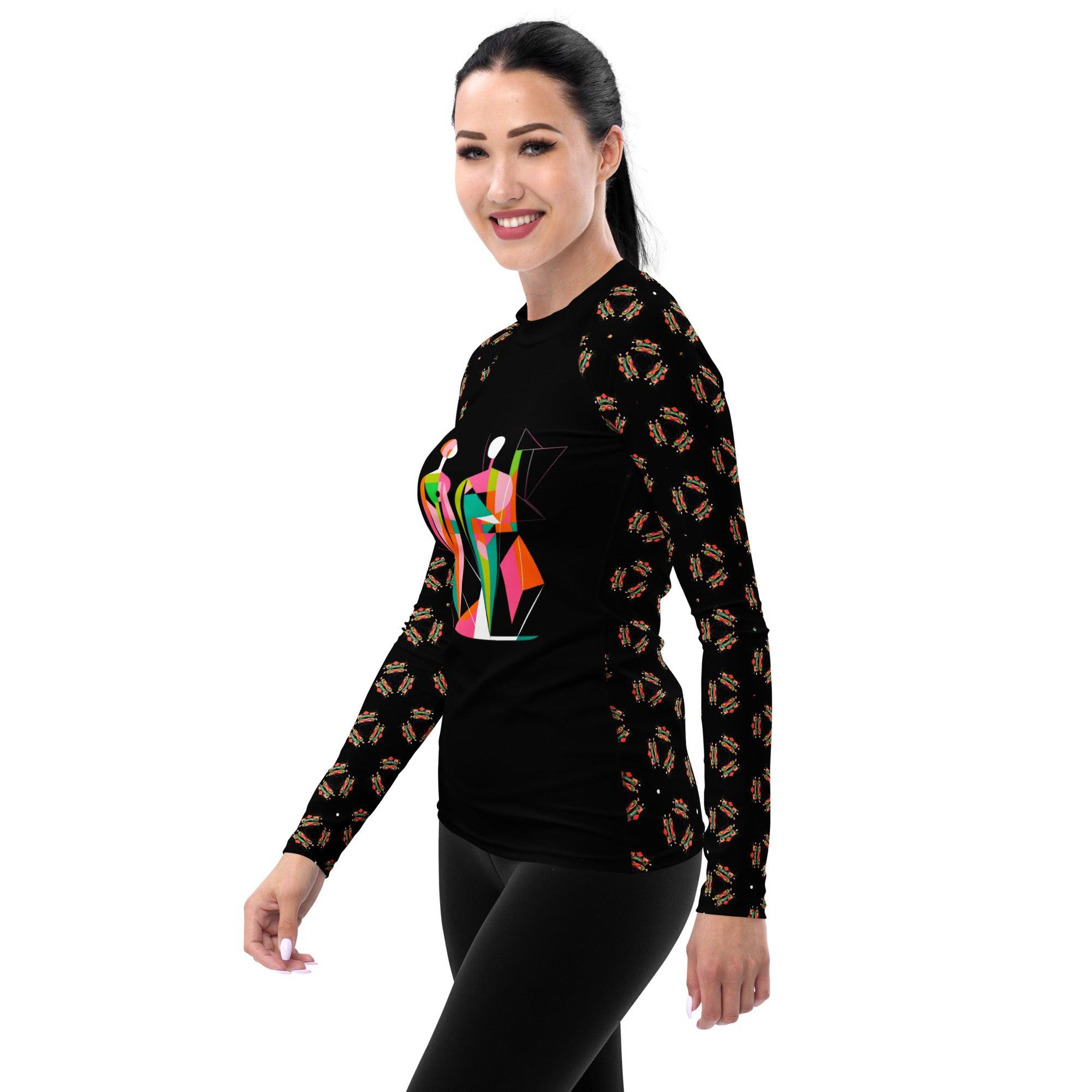 Urban Couture All-Over Print Women's Rash Guard - Beyond T-shirts