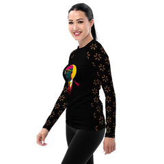 Urban Artistry Unleashed All-Over Print Women's Rash Guard - Beyond T-shirts