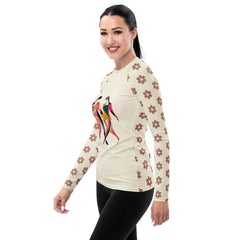 Artistic Reverie All-Over Print Women's Rash Guard - Beyond T-shirts