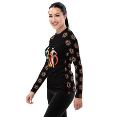 Abstract Adventures All-Over Print Women's Rash Guard - Beyond T-shirts