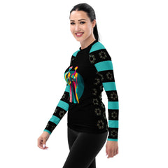 Vogue Vibes All-Over Print Women's Rash Guard - Beyond T-shirts