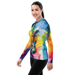 Pianist's Playful Parade Women's Rash Guard