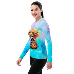 Conductor's Comedic Concerto Women's Rash Guard