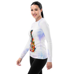 Harpist's Harmonious Harmony Women's Rash Guard