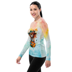 Rapper's Rhythmic Revelry Women's Rash Guard