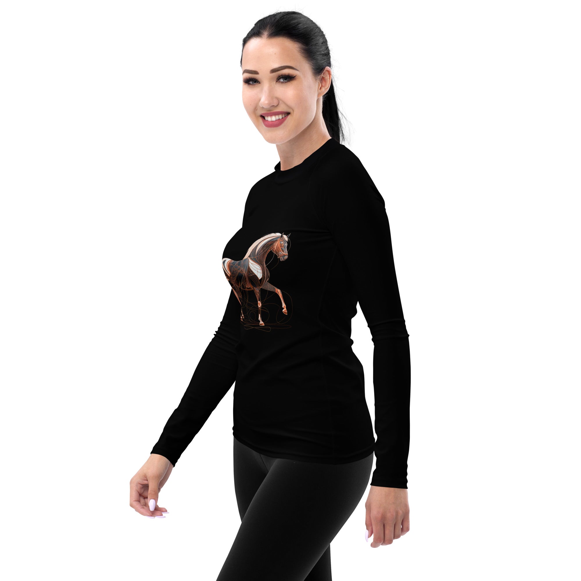 Elegant Eagle Elegance Rash Guard