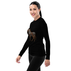 Rhythmic Rabbit Romp Rash Guard