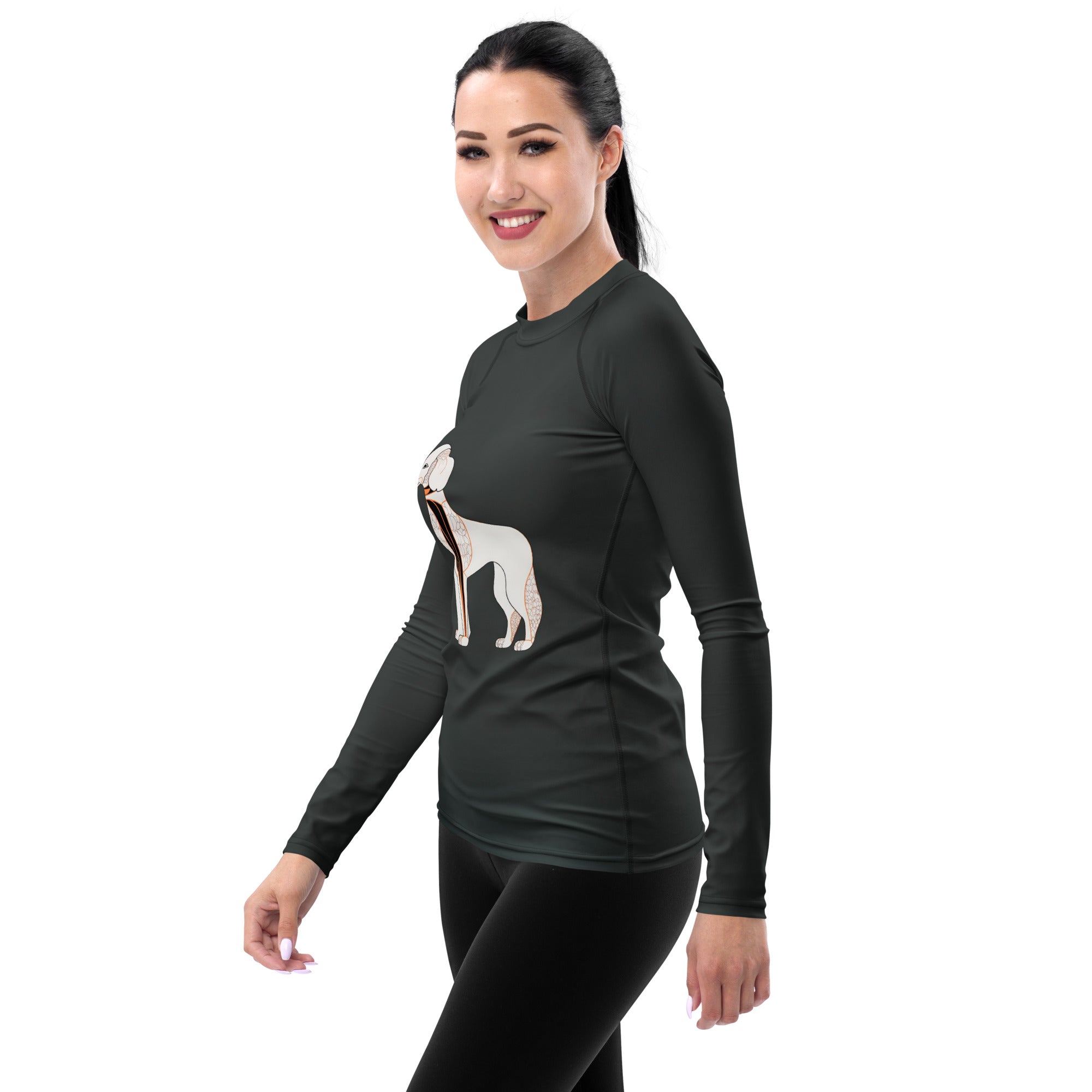 Barking Beauty Women's Rash Guard