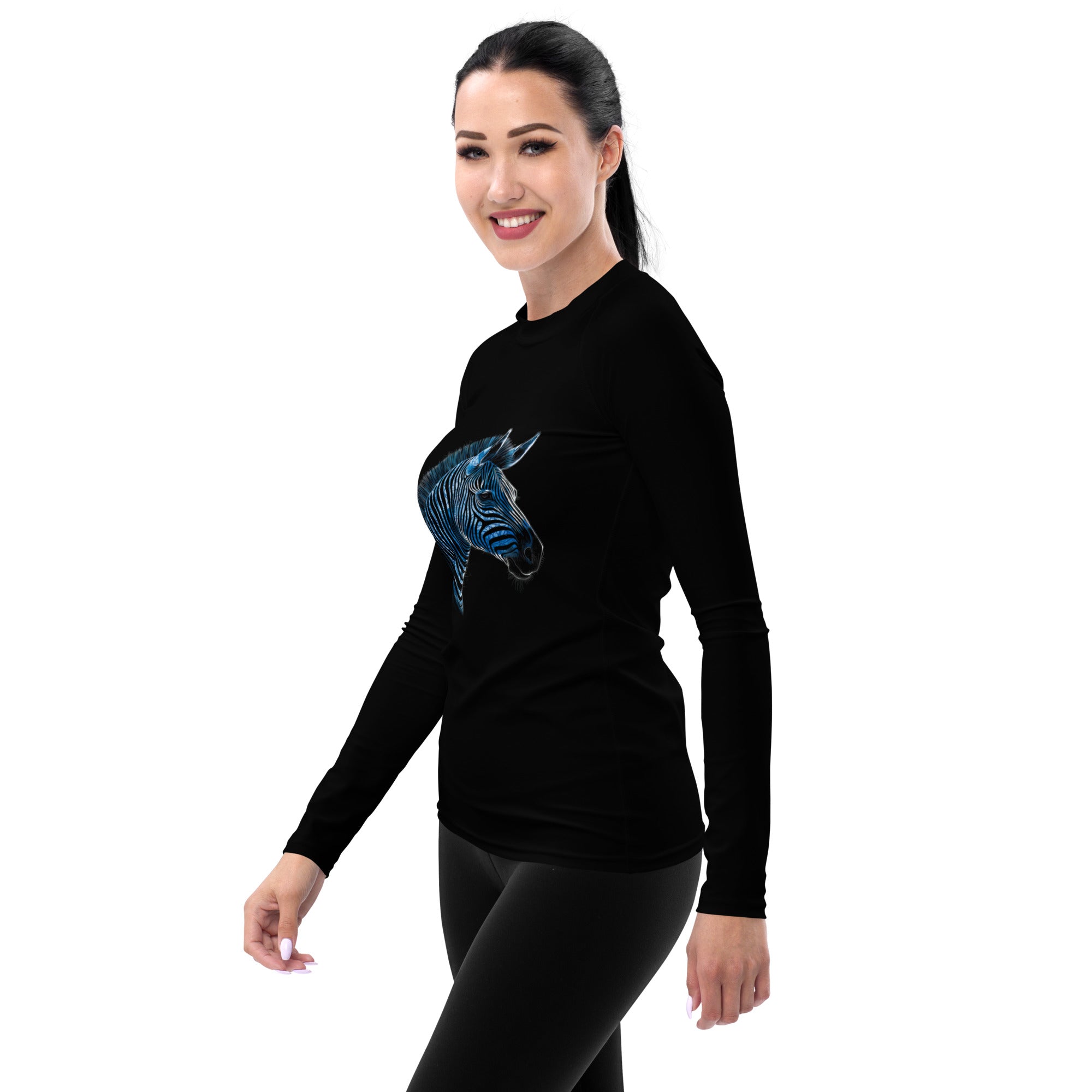 Zebra Zenith Women's Rash Guard