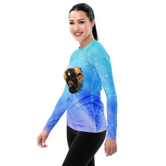 Harmonious Waves Women's Rash Guard