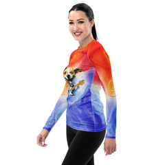 Daring Detective’s Dive Women's Rash Guard